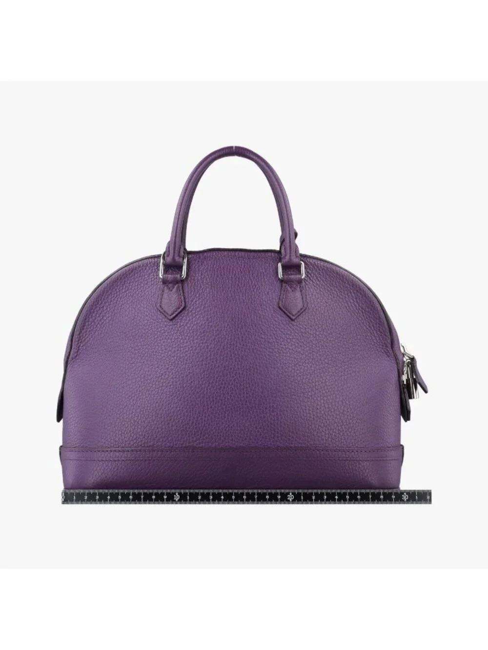 Louis Vuitton Parnascea Alma PM Violet Taurillon Leather Handbag